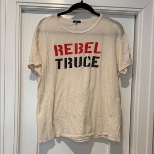 R13 Short-Sleeve Graphic Tee cotton cashmere size medium